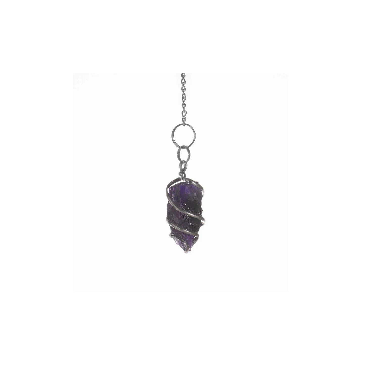Pendule en Améthyste brut