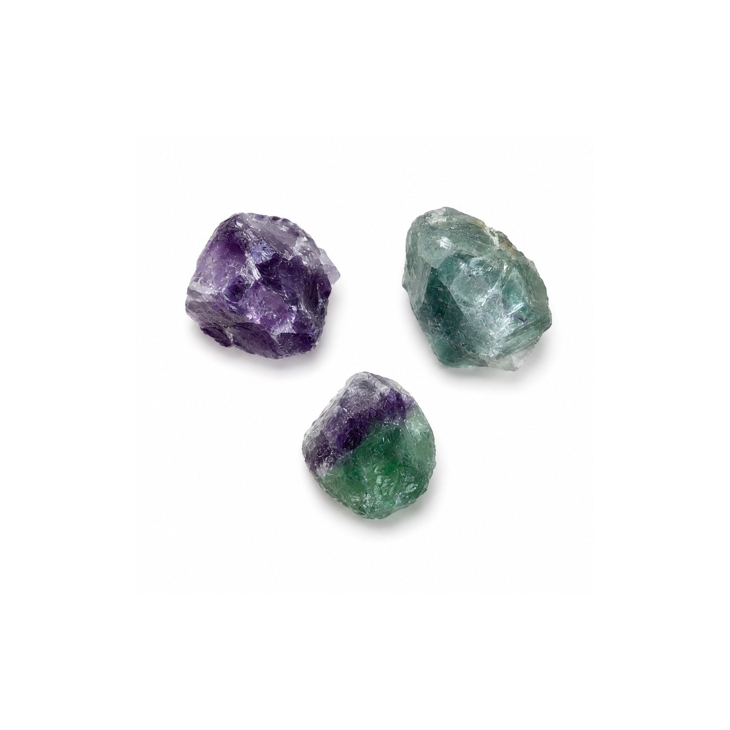 Pierre brute en fluorite multi