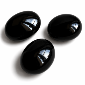 Pierre roulée en obsidienne œil céleste