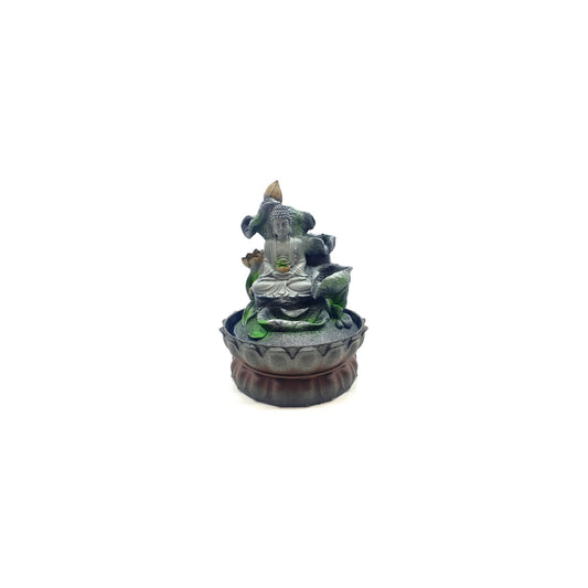 Fontaine Bouddha lotus et cascade