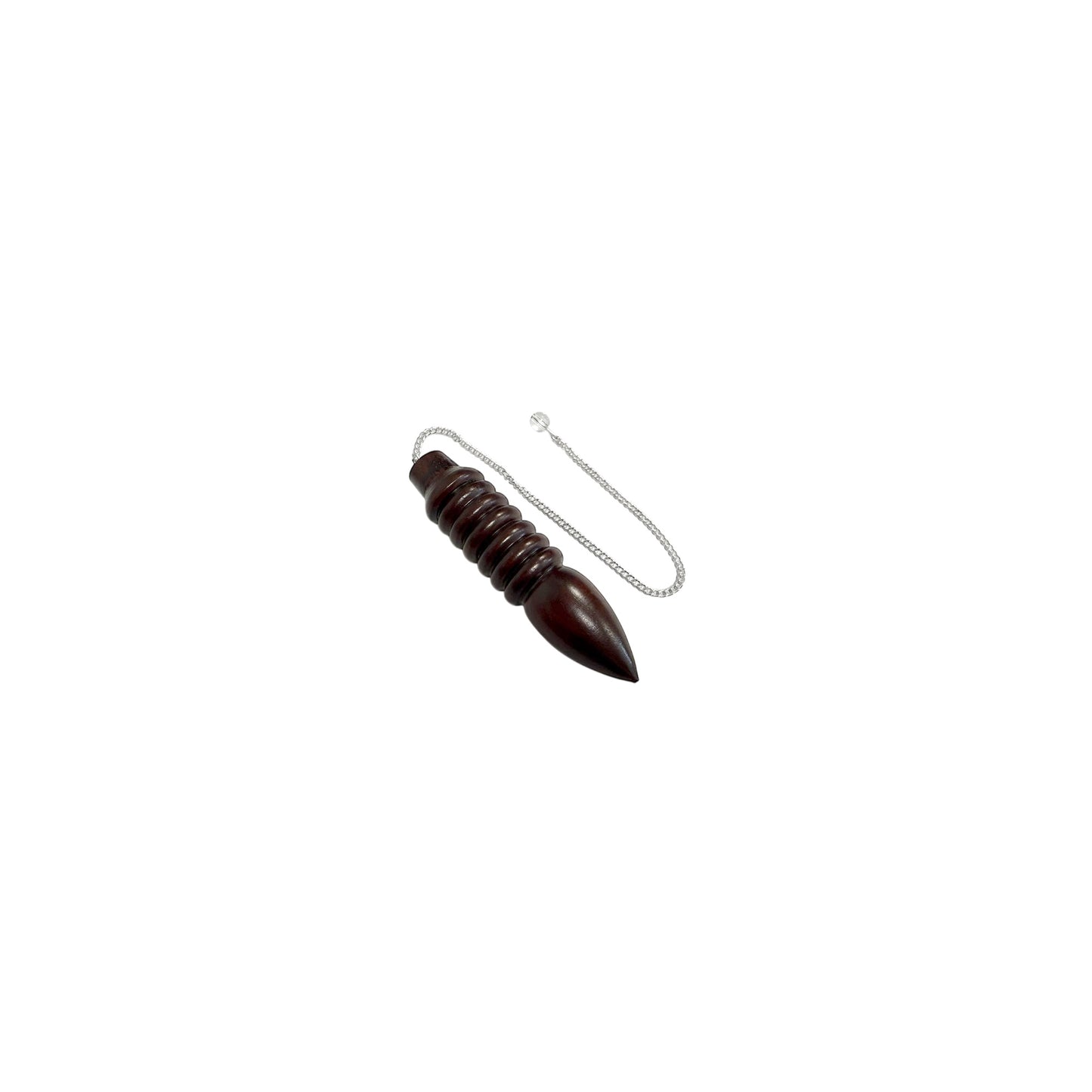 Pendule cône Isis en bois de rose 9cm