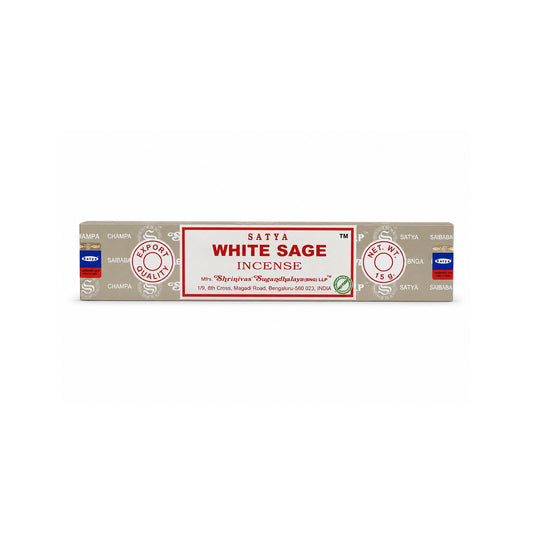 Bâtonnets d'encens Satya Sauge Blanche