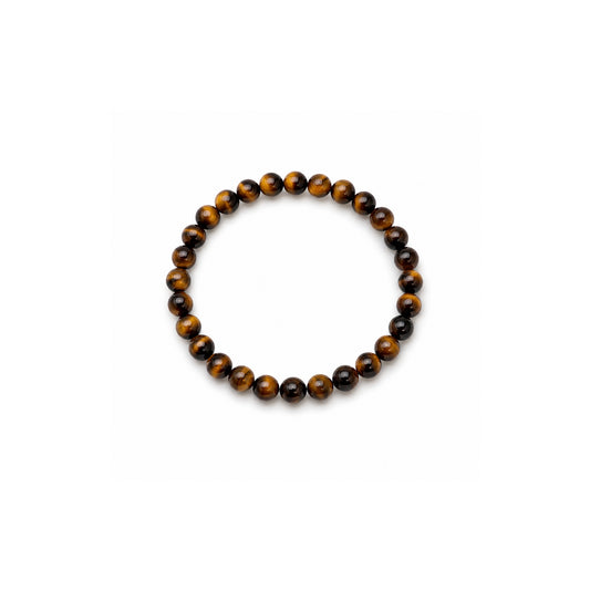 Bracelet en Œil de tigre 6 mm