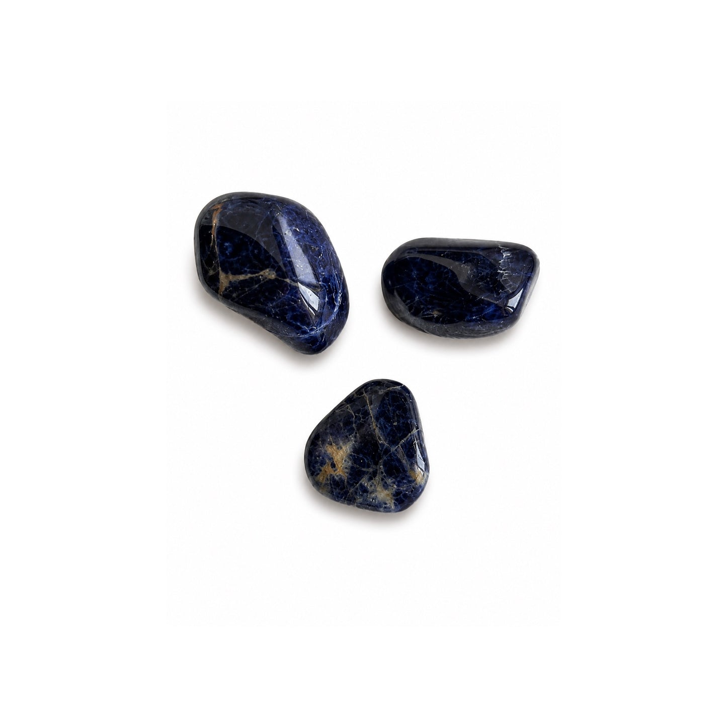 Pierre roulée en sodalite