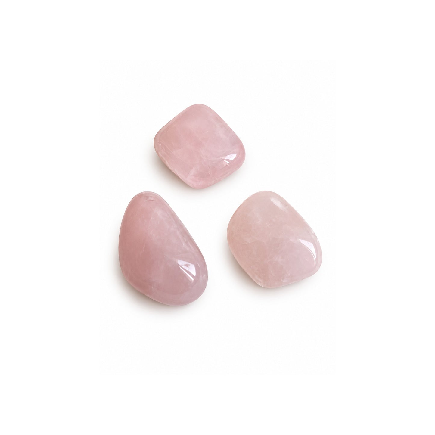 Pierre roulée en quartz rose